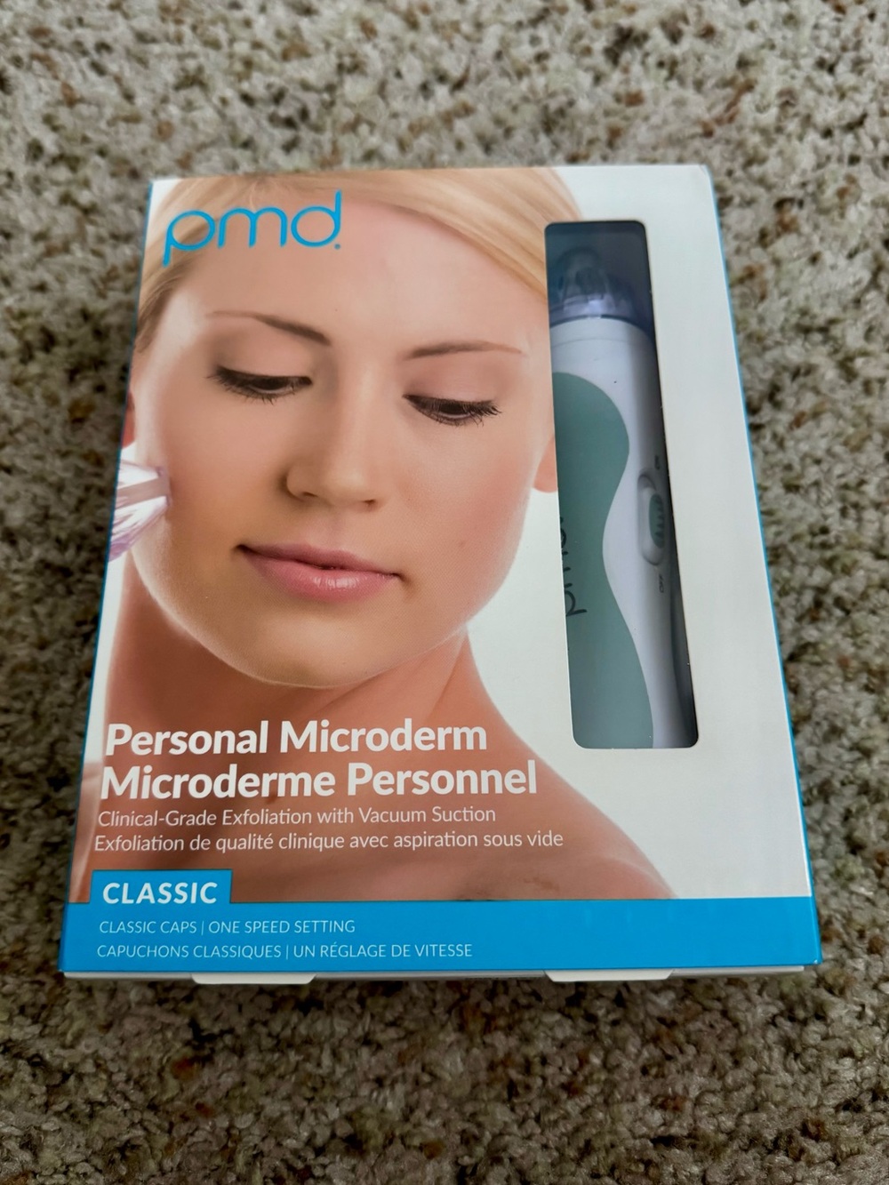PMD Personal Microderm Device - White & Aqua Accent